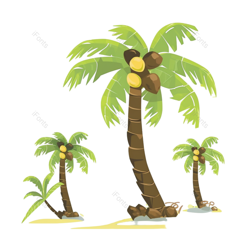 叶子图片,花纹元素,卡通PNG,户外免抠素材